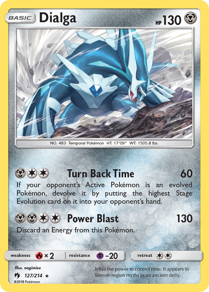 Dialga – Lost Thunder 127/214 Pokémon card