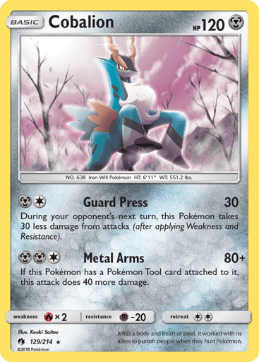Cobalion - Lost Thunder 129