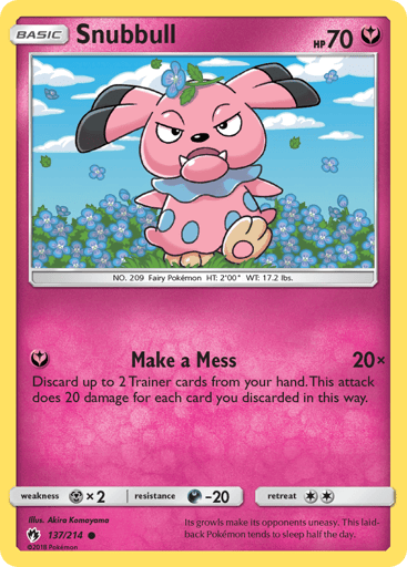 Snubbull - Lost Thunder 137
