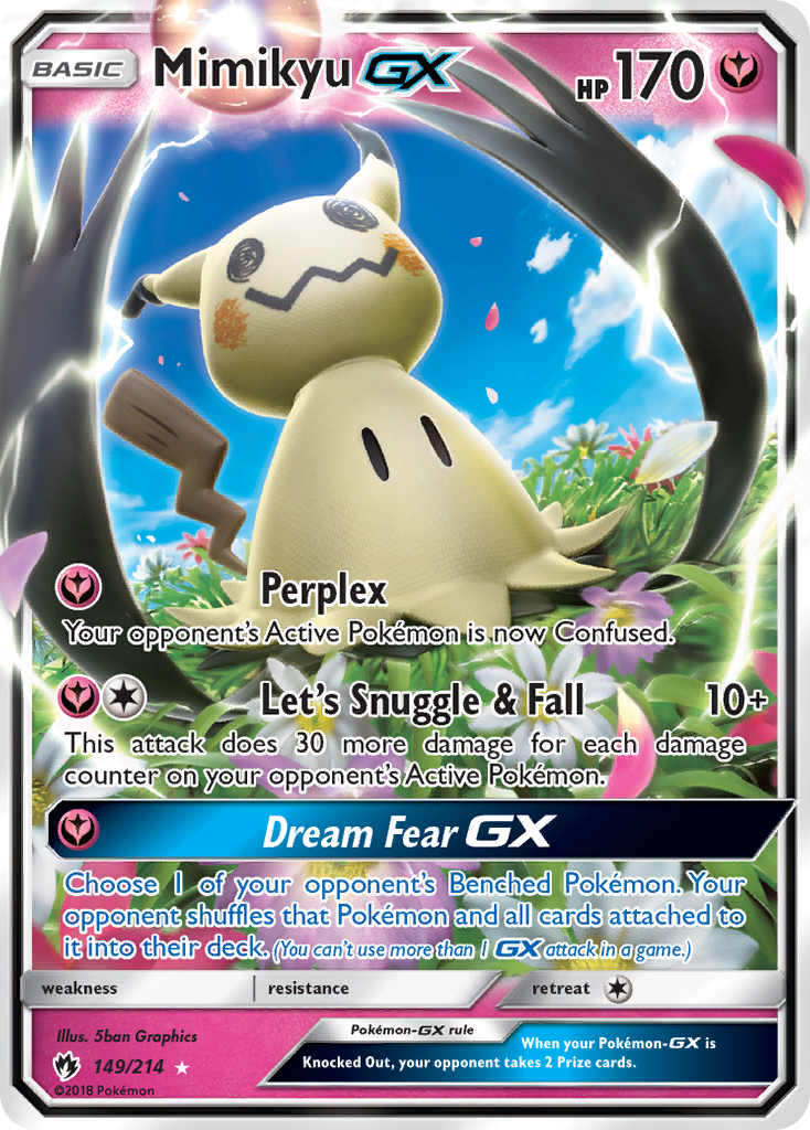 Mimikyu-GX – Lost Thunder 149/214 Pokémon card