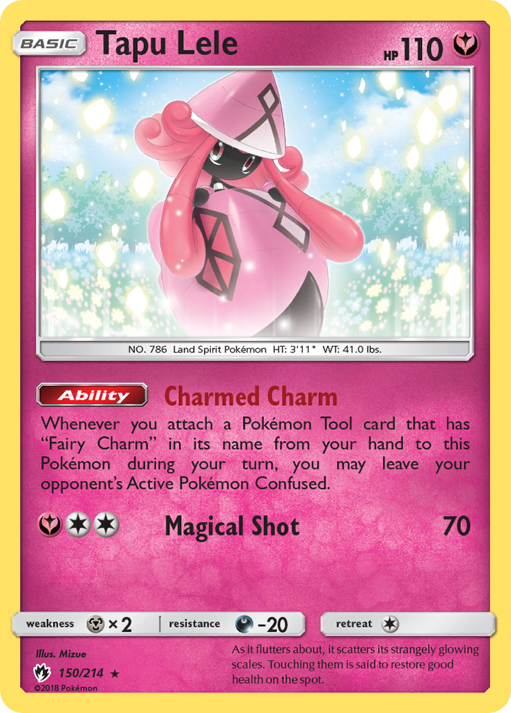 Tapu Lele – Lost Thunder 150/214 Pokémon card