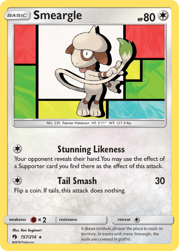 Smeargle - Lost Thunder 157