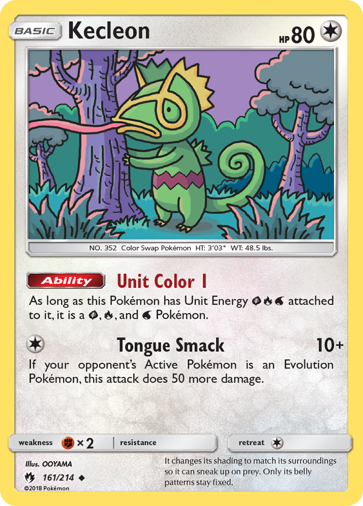 Kecleon – Lost Thunder 161/214 Pokémon card
