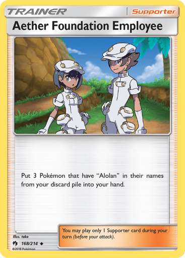 Aether Foundation Employee - Lost Thunder 168