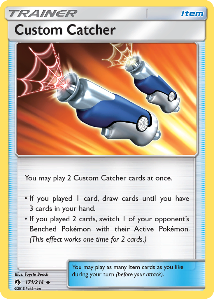 Custom Catcher – Lost Thunder 171/214 Pokémon card