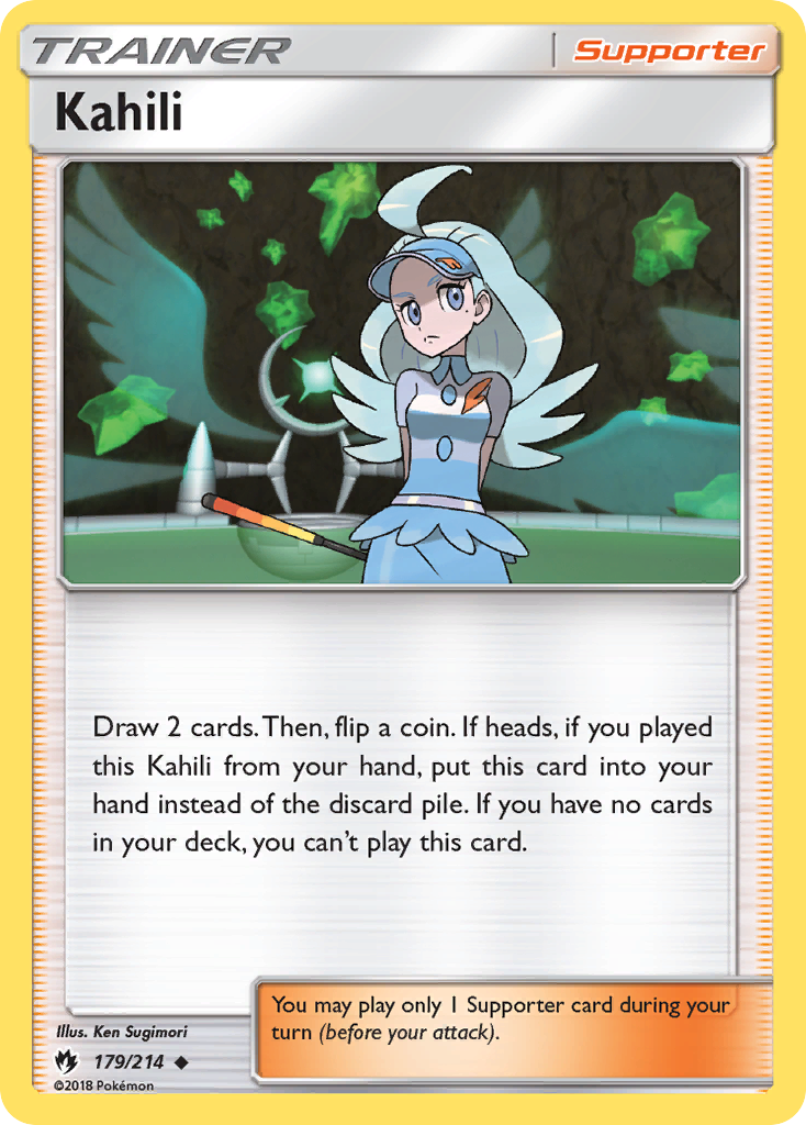 Kahili – Lost Thunder 179/214 Pokémon card
