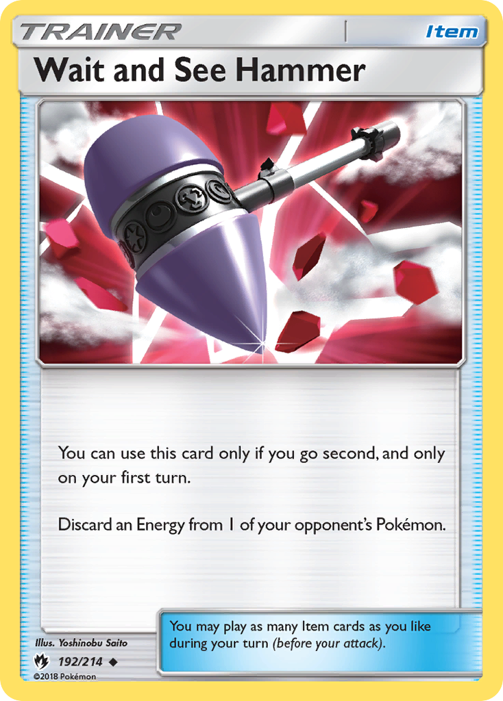 Wait and See Hammer – Lost Thunder 192/214 Pokémon card