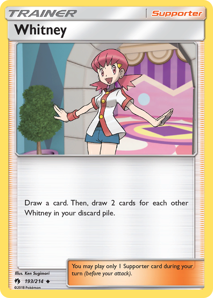Whitney – Lost Thunder 193/214 Pokémon card