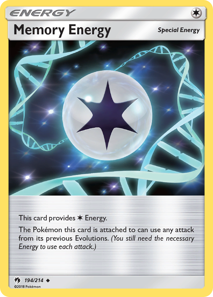 Memory Energy – Lost Thunder 194/214 Pokémon card