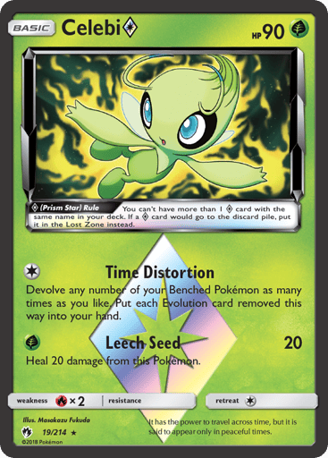 Celebi ◇ - Lost Thunder 19