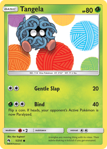 Tangela - Lost Thunder 1