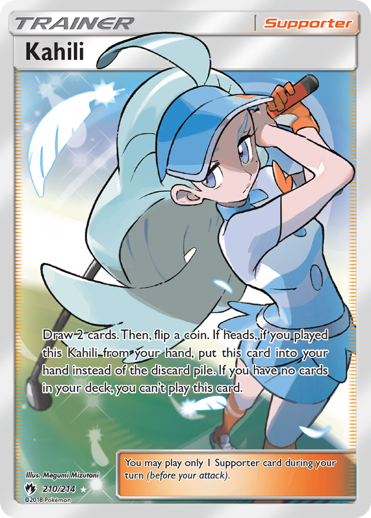 Kahili – Lost Thunder 210/214 Pokémon card