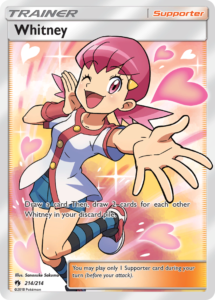 Whitney – Lost Thunder 214/214 Pokémon card