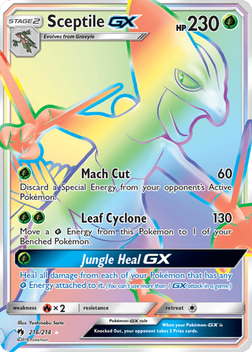 Sceptile-GX - Lost Thunder 216