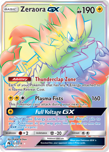 Zeraora-GX - Lost Thunder 221