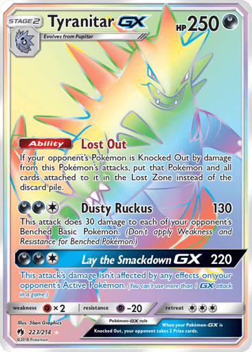 Tyranitar-GX - Lost Thunder 223
