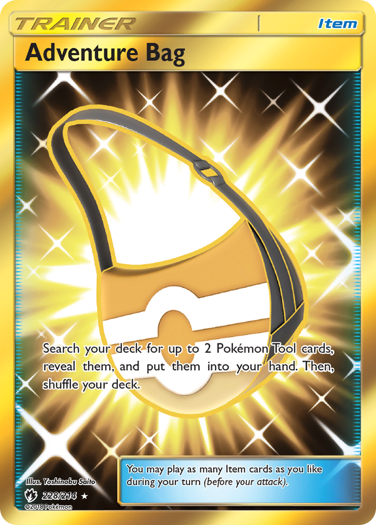 Adventure Bag – Lost Thunder 228/214 Pokémon card
