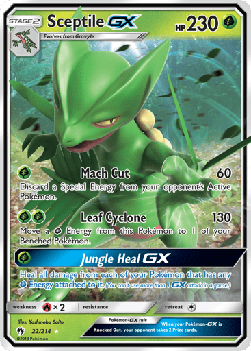Sceptile-GX - Lost Thunder 22