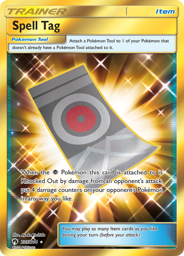 Spell Tag – Lost Thunder 235/214 Pokémon card