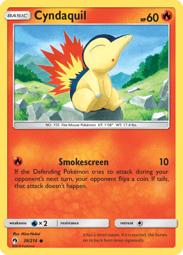 Cyndaquil - Lost Thunder 39