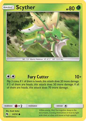 Scyther - Lost Thunder 3