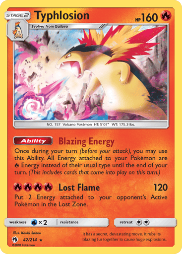 Typhlosion - Lost Thunder 42