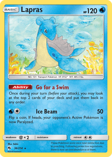 Lapras - Lost Thunder 56