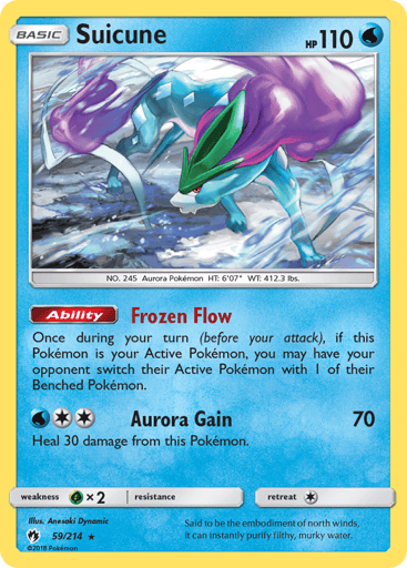 Suicune - Lost Thunder 59