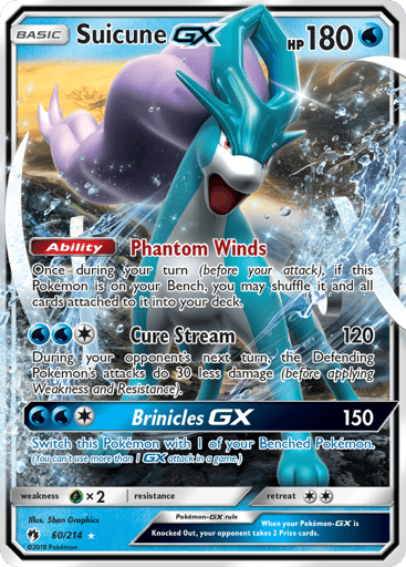 Suicune-GX - Lost Thunder 60