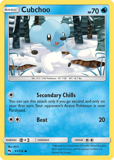 Cubchoo - Lost Thunder 61