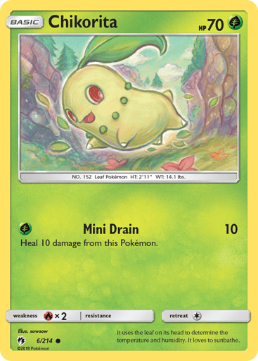 Chikorita - Lost Thunder 6