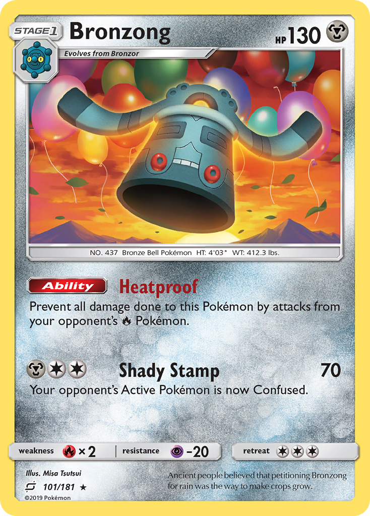 Bronzong – Team Up 101/181 Pokémon card