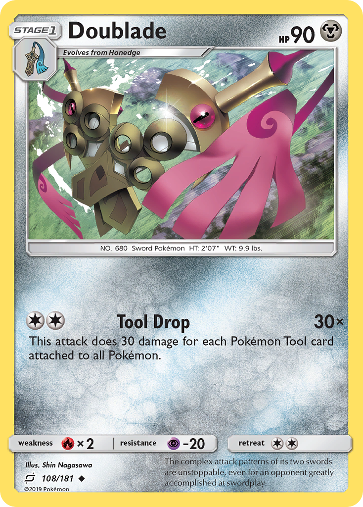 Doublade – Team Up 108/181 Pokémon card