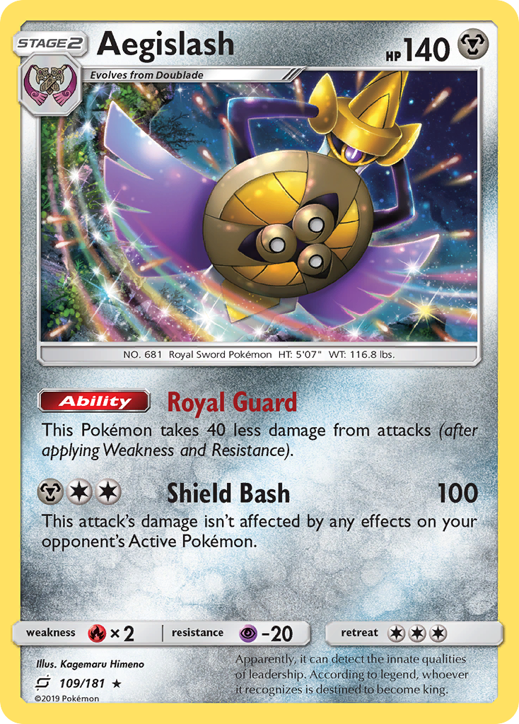 Aegislash – Team Up 109/181 Pokémon card