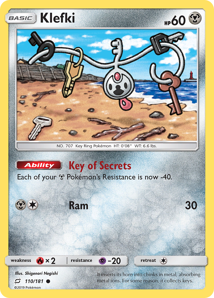 Klefki – Team Up 110/181 Pokémon card