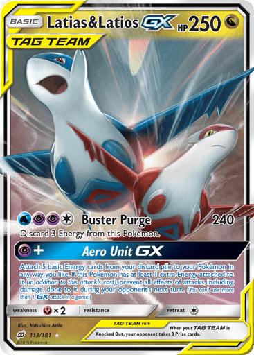 Latias & Latios-GX - Team Up 113