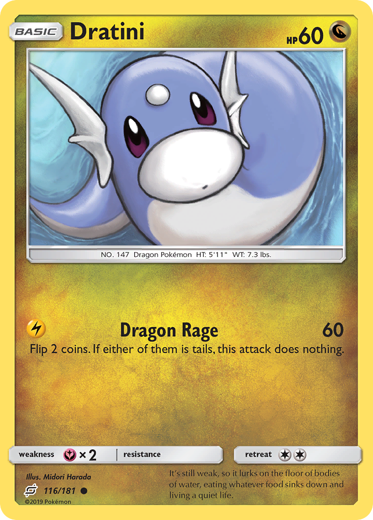 Dratini – Team Up 116/181 Pokémon card