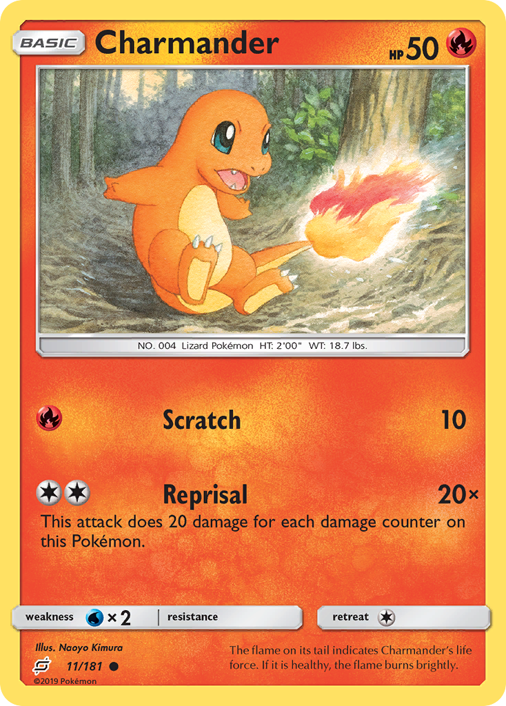 Charmander – Team Up 11/181 Pokémon card