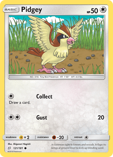 Pidgey - Team Up 121