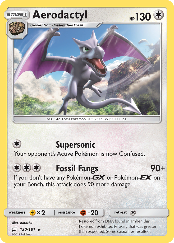 Aerodactyl – Team Up 130/181 Pokémon card