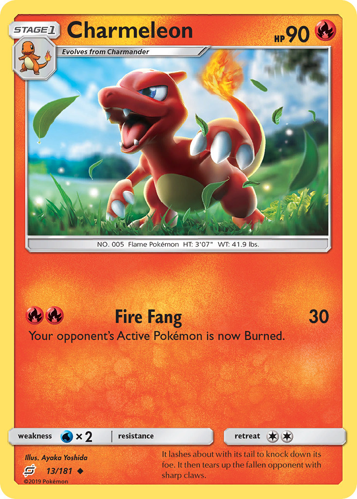 Charmeleon – Team Up 13/181 Pokémon card