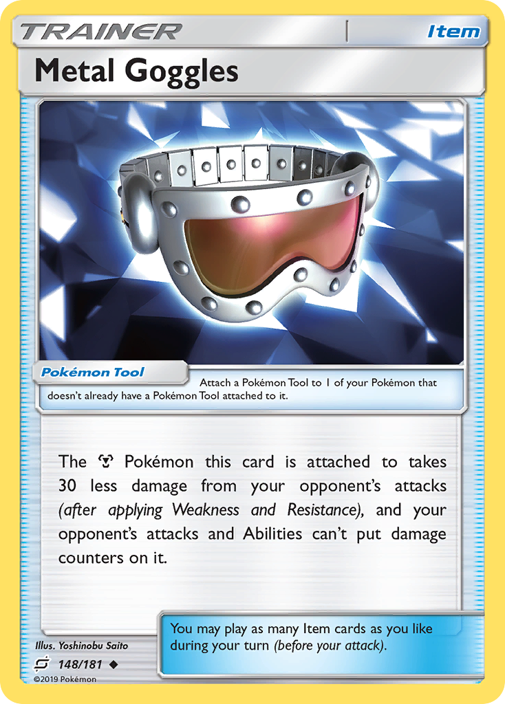Metal Goggles – Team Up 148/181 Pokémon card