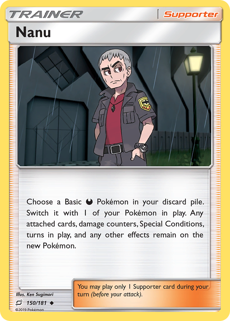 Nanu – Team Up 150/181 Pokémon card