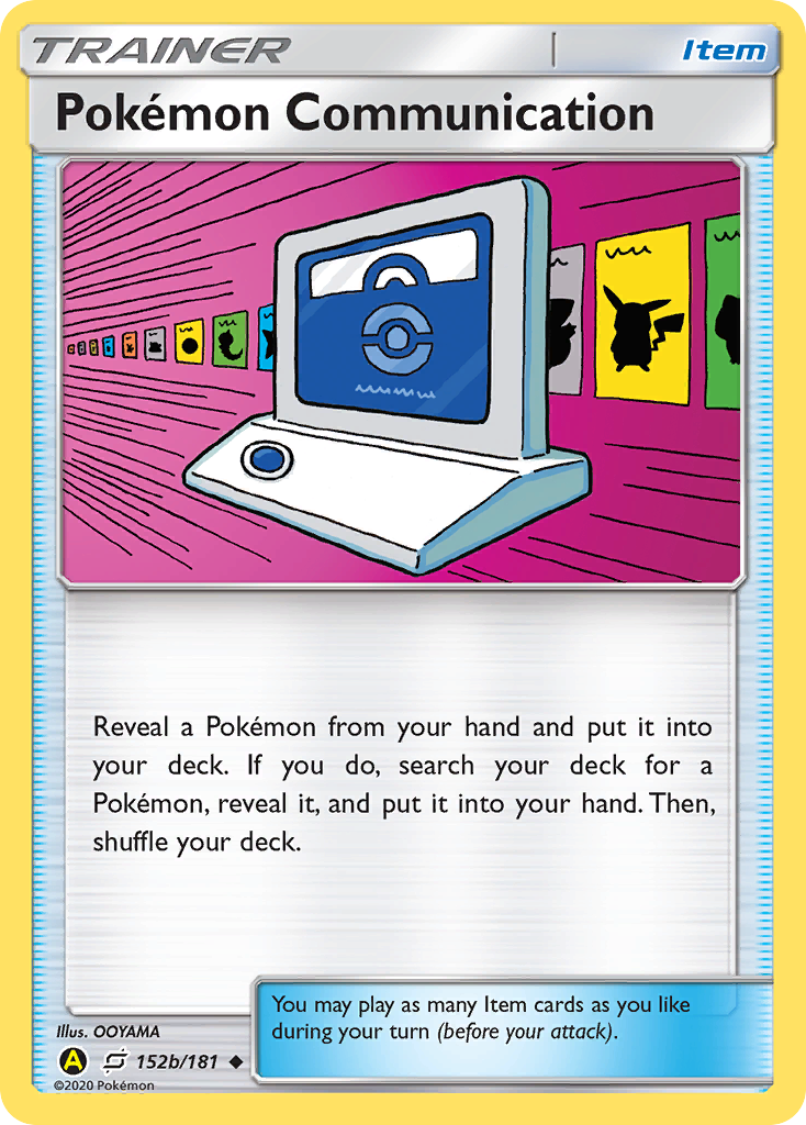 Pokémon Communication – Team Up 152b Pokémon card