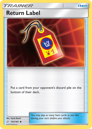 Return Label - Team Up 153
