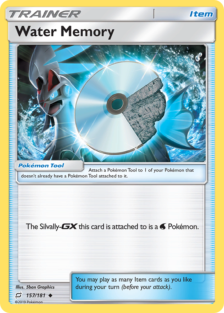 Water Memory – Team Up 157/181 Pokémon card