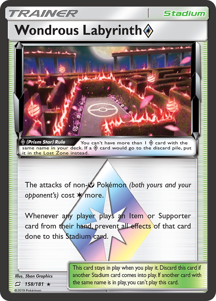 Wondrous Labyrinth ◇ – Team Up 158/181 Pokémon card