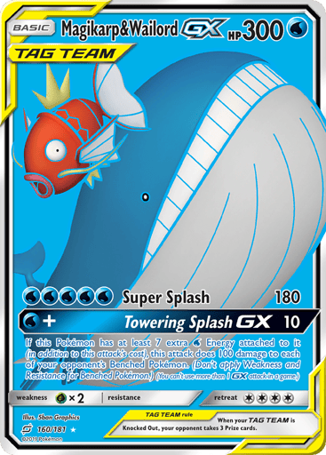 Magikarp & Wailord-GX - Team Up 160