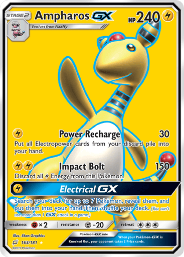 Ampharos-GX - Team Up 163