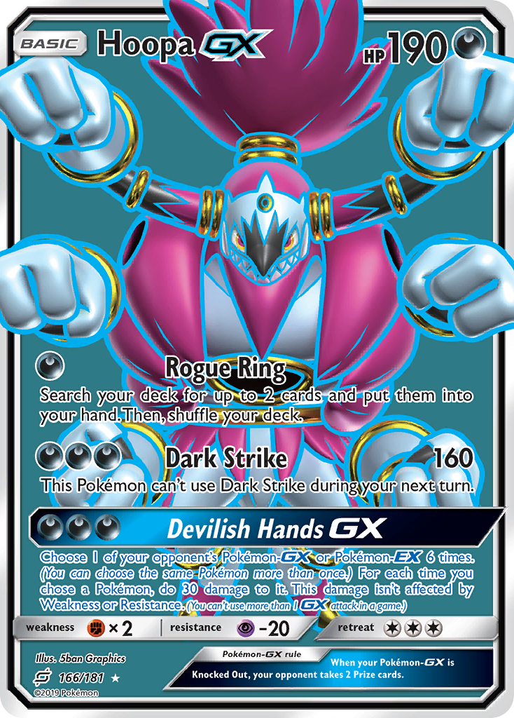 Hoopa-GX – Team Up 166/181 Pokémon card